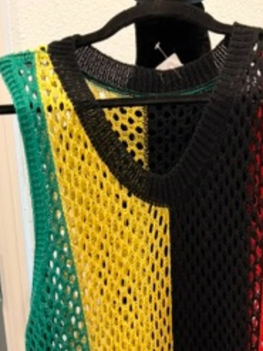 Women's XXL Jamaican colored tank dress beach coverup